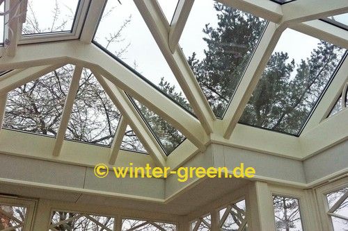 Englischer / viktorianischer Wintergarten in weiß