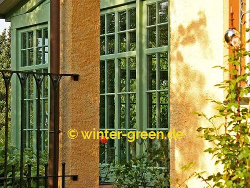 Englischer / viktorianischer Wintergarten aus Thermoholz